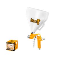 Pistola Pulverizadora De Pintura 5l Boquilla De 45mm Ingco Blanco