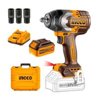 Combo De Llave De Impacto 850nm + bat 4ah Y Cargador Ingco