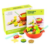 Set de Juguete de Madera de Cocina Ensalada