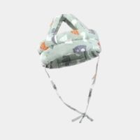 Casco protector para aprender a gatear y caminar Verde