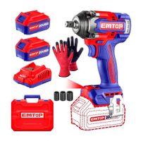 Llave De Impacto 500nm 1/2 20v + 2 Baterías 4a.h Cargador