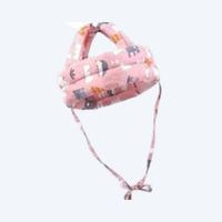 Casco protector para aprender a gatear y caminar Rosado