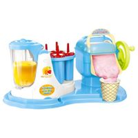 Estación 3 en 1 Azul: Fábrica de Helados y Smoothies