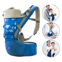 Porta Bebe Cangurera Ergonómica 3 en 1 Azul
