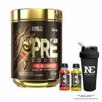 LEVEL PRO PRE BOOST 352 GR. FRUIT PUNCH + SHAKER