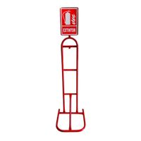 PEDESTAL DE METAL PARA EXTINTOR- ALTURA 1.52M