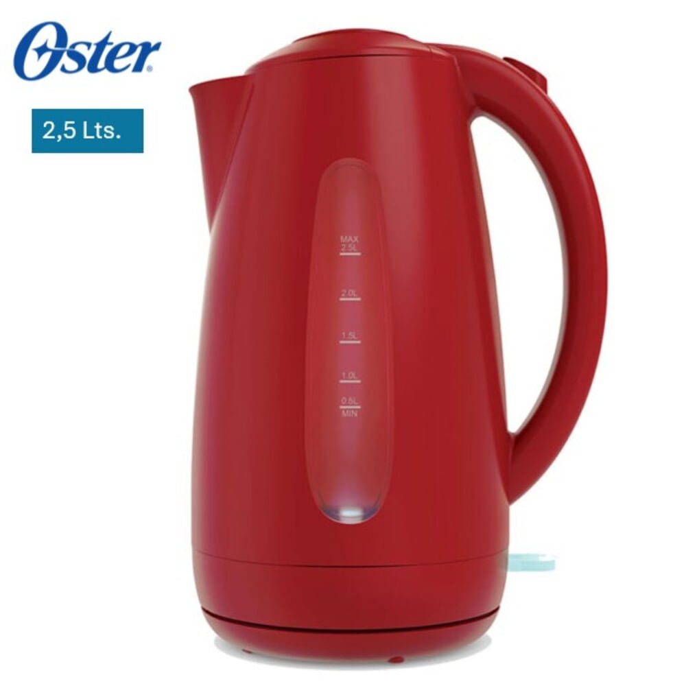 Hervidor Eléctrico Oster 2.5 Lt Bvstked889r Color Rojo