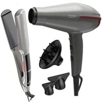 Combo GAMA Titan Keratin Plancha X-wide mas Secadora Titan Keratin