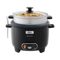 Olla Arrocera Oster CKSTRC15DFBLK  2.8L función Sofrito y Vaporera 3 in 1