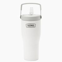 Vaso Térmico 850 ml Thermos Para Líquidos Straw Outdo Blanco