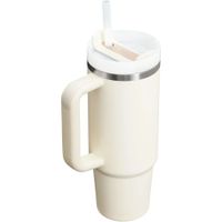 Termo Color Blanco  Hermético Acero Inoxidable 1200Ml Con Sorbete Practico Moderno Vaso Térmico