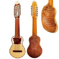 Charango Semiprofesional Con Hermoso Tallado + Funda