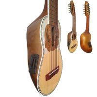 Mallku - Charango Semiprofesional De 2 Bandas + Funda Gruesa