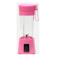 Mini Licuadora Portátil Con Usb Recargable Rosado