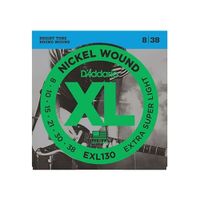 D' addarío - Cuerdas Guitarra Electrica EXL 130  Calibre 8