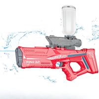 Pistola de agua electrica automatica roja W32