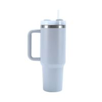 Termo Color Celeste  Hermético Acero Inoxidable 1200Ml Con Sorbete Practico Moderno Vaso Térmico