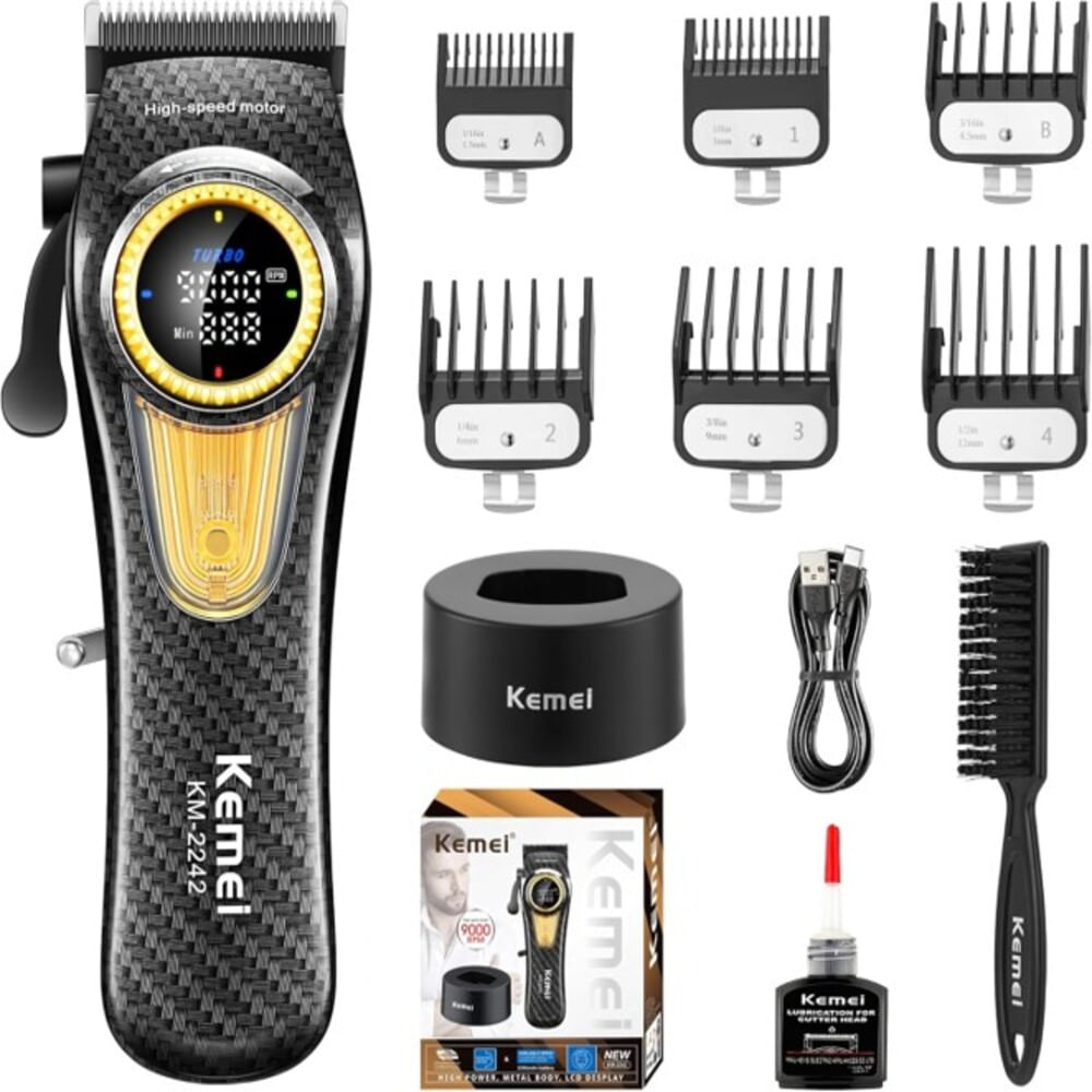 Cortadora de pelo Profesional Inalámbrica KEMEI KM-2242