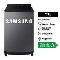 Lavadora Samsung 17kg Ai WA40F17E7CPE Grafito