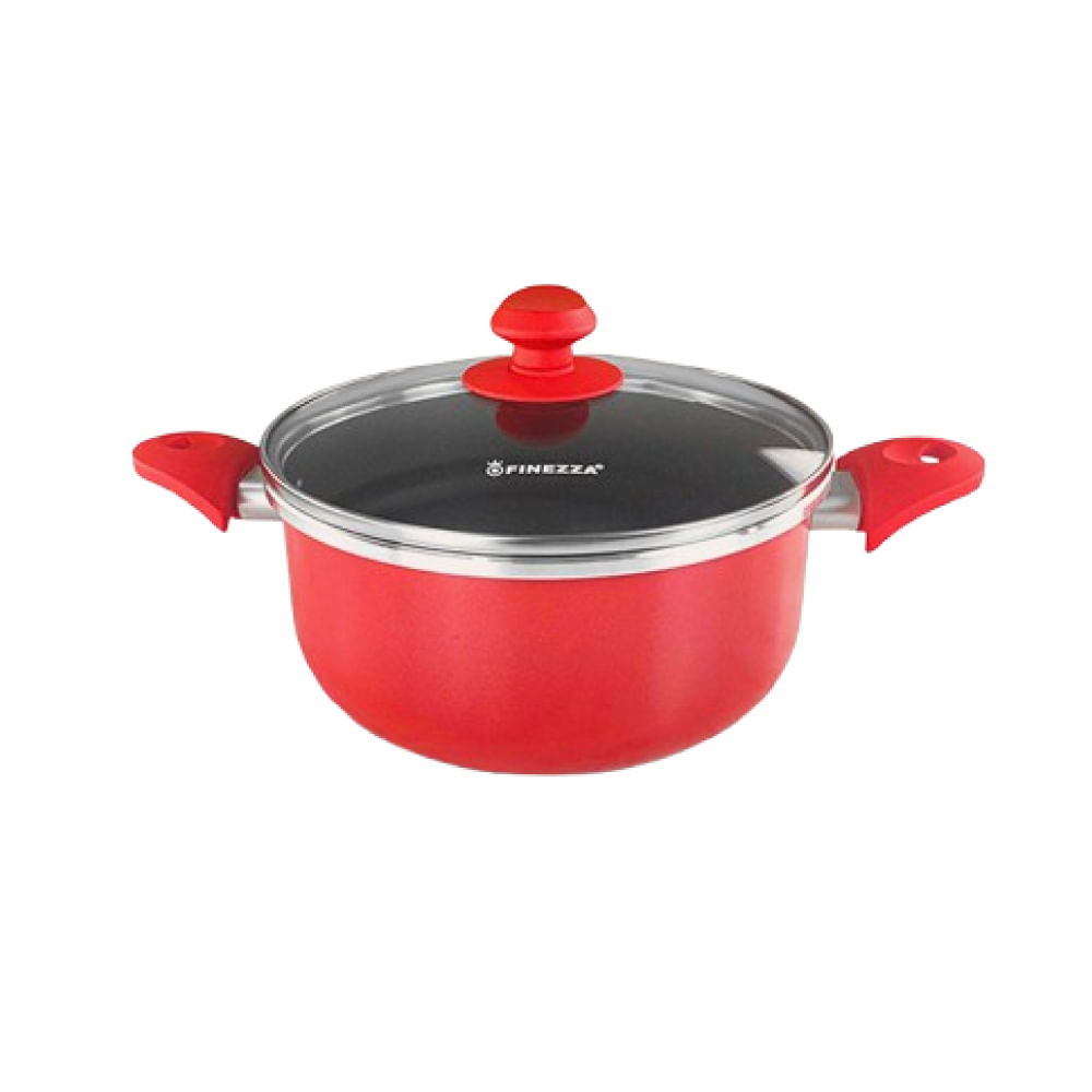 Olla Finezza FZ-X320AH Antiadherente de 2Lts Rojo