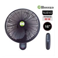 Ventilador de Pared Bossko BK-8210PD de 16 con Control Remoto