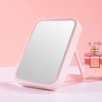 Espejo con Luz LED Táctil Portátil  Maquillaje Tocador Ajustable y Plegable