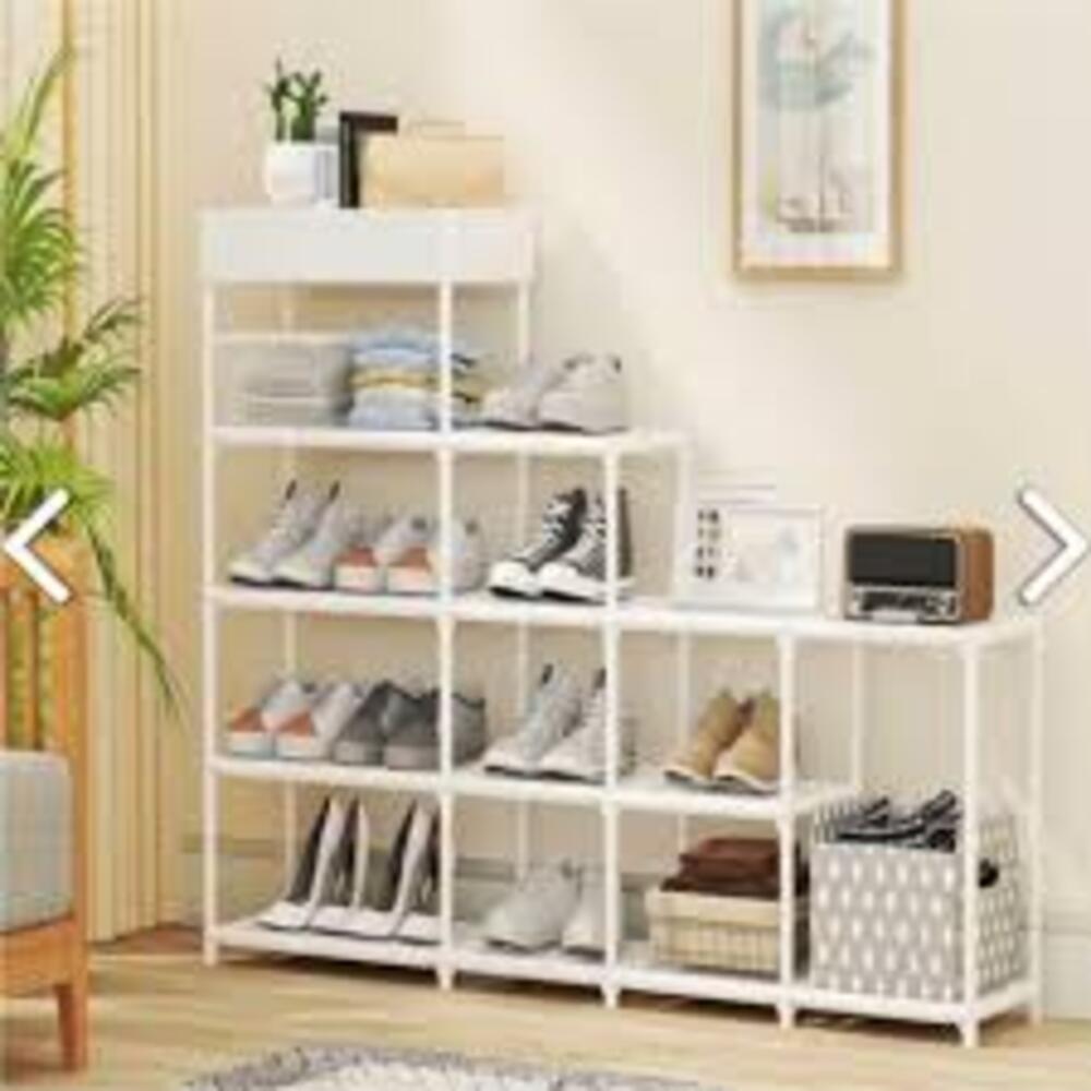 Zapatera de 10 Niveles Ahorra Espacio Organizador Resistente para Hogar