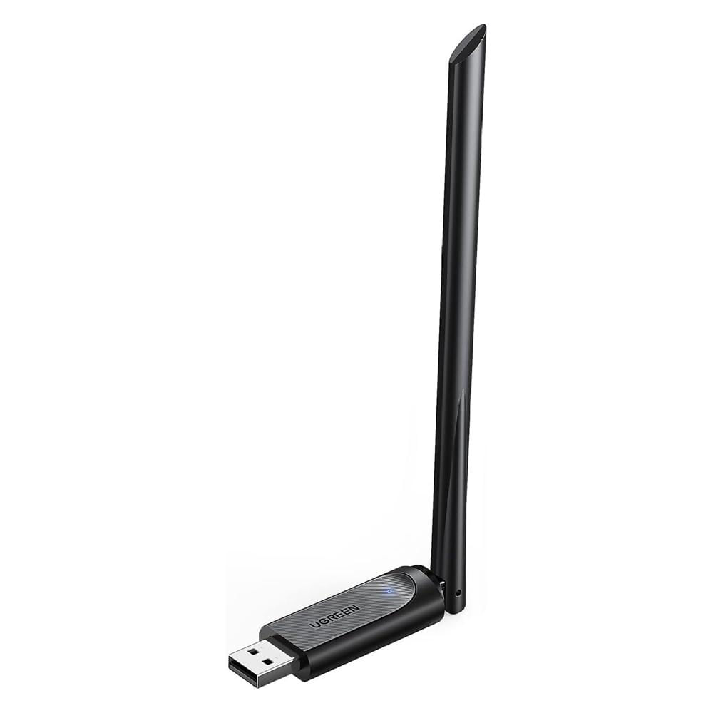 UGREEN Adaptador WiFi USB AC650 Antena Doble Banda 2.4G 5G 6dBi 433Mbps CM496 - 90339