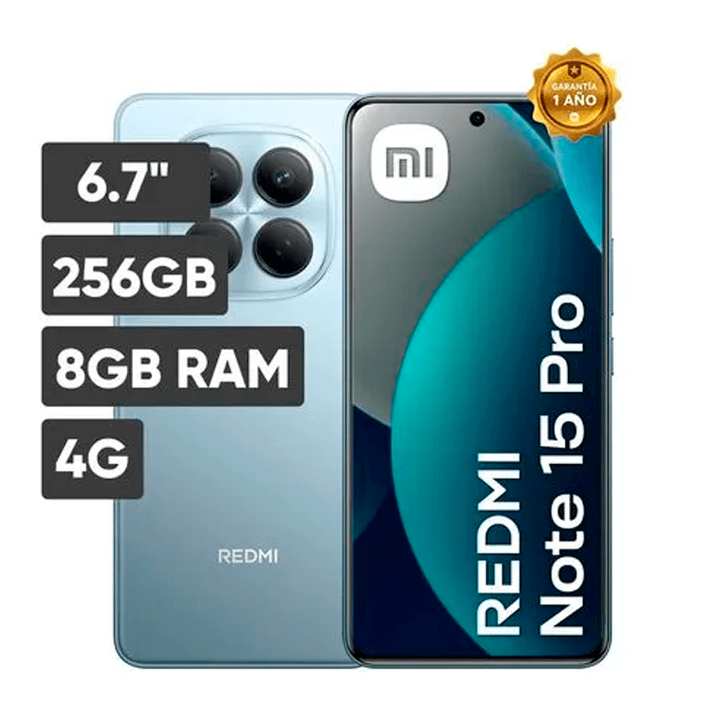 CELULAR REDMI NOTE 15 PRO 4G 8RAM 256GB AZUL