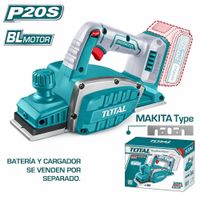 Cepillo Inalámbrico Carpintero Industrial TOTAL Sin Batería Ni Cargador TRLI20401