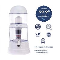 Filtro Purificador de Agua Bidón purificador Nuwa 16 Litros - Blanco