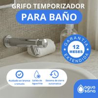 Llave de lavatorio hacia la pared - Ahorro de Agua de Cierre Automático - D24