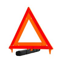 Triángulo de Seguridad Reflectante Truper 17 Pulgadas con Estuche de Plástico