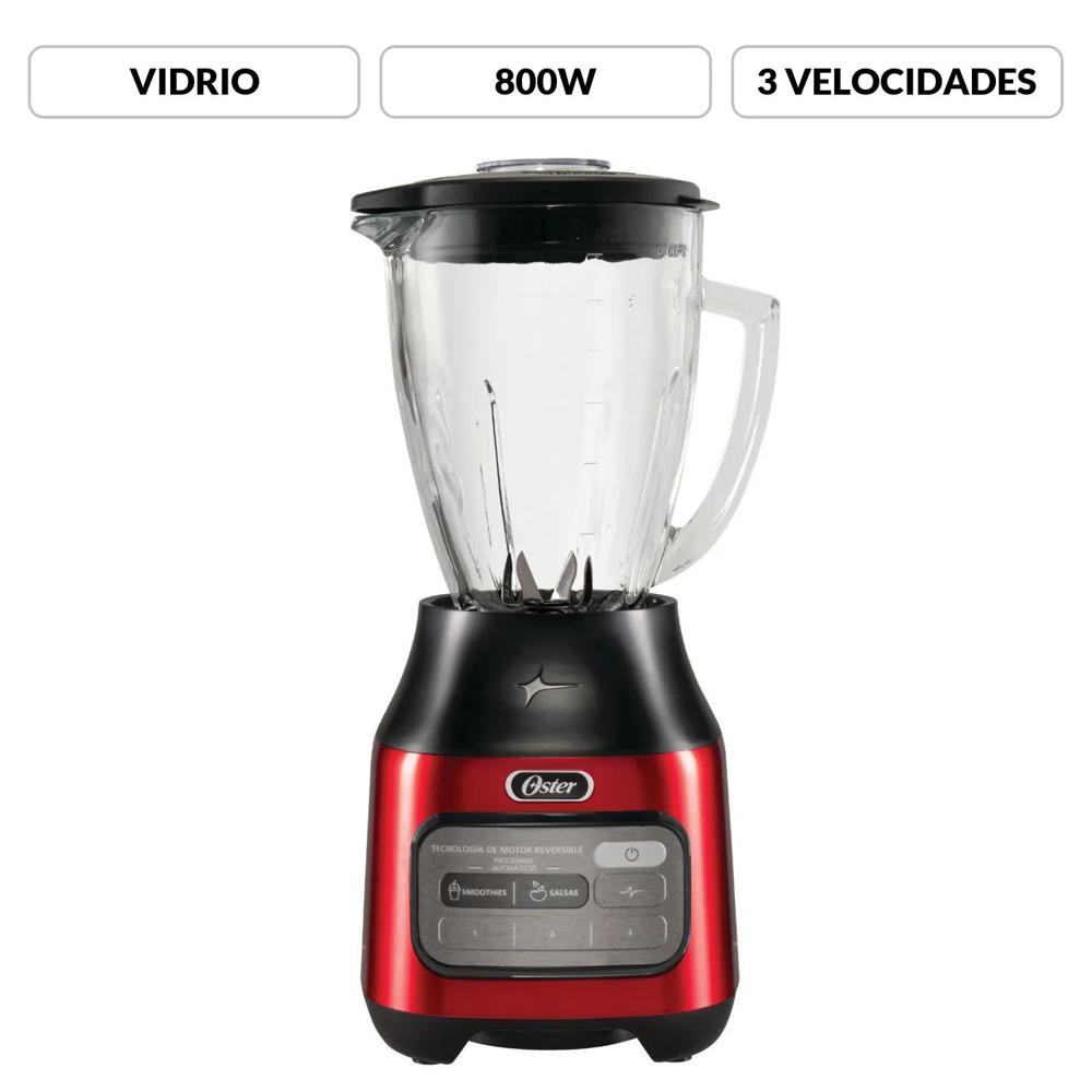 Licuadora Oster 6 Velocidades 1.5L Roja BLSTPEG-CPB