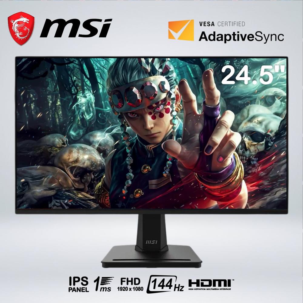 MONITOR GAME PRO MP251 E14L FULLHD 24.5'' IPS 144hz 1ms ADAPTIVE SYNC PC PS XBOX NOTEBOOK