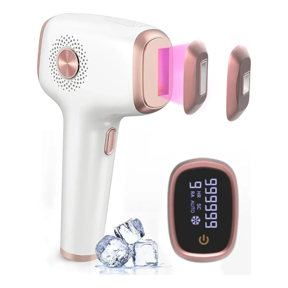 Depiladora IPL con Enfriamiento Indolora 3 en 1 Luz Pulsada Uso Corporal en Casa