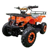 Cuatrimoto 49cc para Niños y Niñas a Gasolina Recreativo  Diseño SpiderMan Naranja