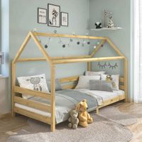 Cama Montessori de Madera Suti Plaza y Media Movenda