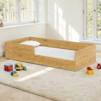 Cama Montessori de Madera Runi Plaza y Media Movenda