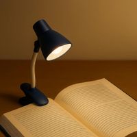 Lámpara de Escritorio Azul DEER - Iluminación Práctica y Diseño Moderno