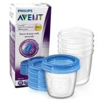 Set De 5 Vasos Philips Avent para Leche Materna SCF61905