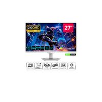 MONITOR GIGABYTE M27Q2 ICE WHITE 27' PANEL IPS QHD 2K 2560 x 1440 200Hz 1Ms