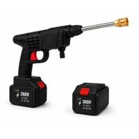 Hidrolavadora inalámbrica 360V alta presión portátil Doble batería recargable limpieza potente