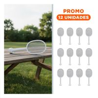 Pack12 Producto Domestico Mosquitera con Base para Insectos Y+Regalo Sticker