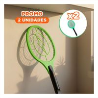 Pack2 Dispositivo Mosquitera Verde Mango Negro para Casa y Control de Insectos Y+Regalo Sticker
