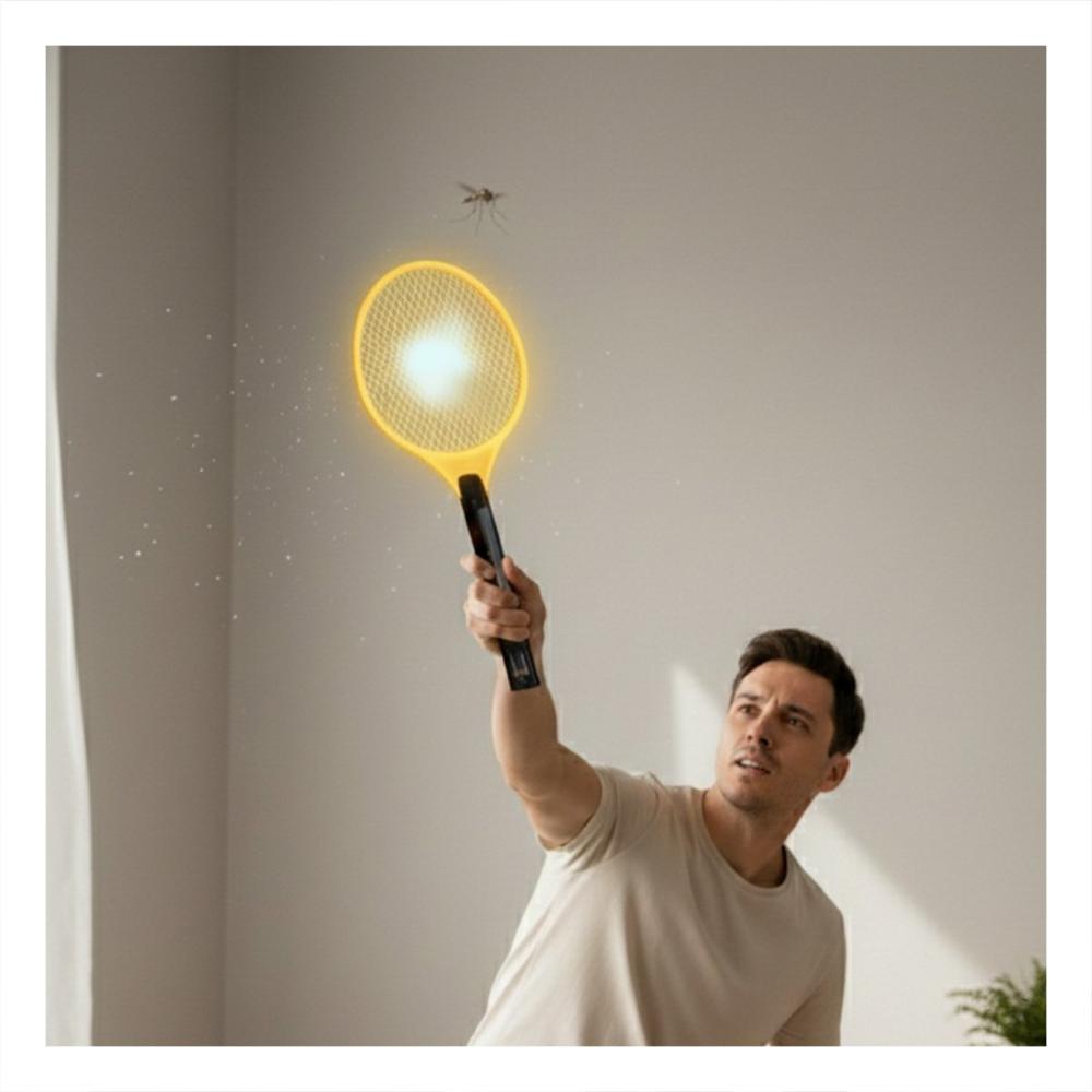 Paleta Mosquitera Anaranjado Mango Negro para Casa y Uso en Interiores Y+Post It
