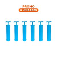 Pack6 Compresor Manual para Bolsas de Vacio Facil de Usar y Transporte Seguro