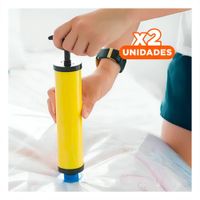 Pack2  r de Aire para Bolsas al Vacio Practico y Compacto Y+Papel Regalo