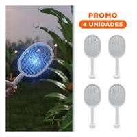 Pack4 Equipo Domestico Mosquitera con Base para Insectos Voladores Y+Regalo Sticker