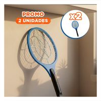 Pack2 Dispositivo Mosquitera Azul con Mango Negro y Control de Insectos Y+Regalo Sticker